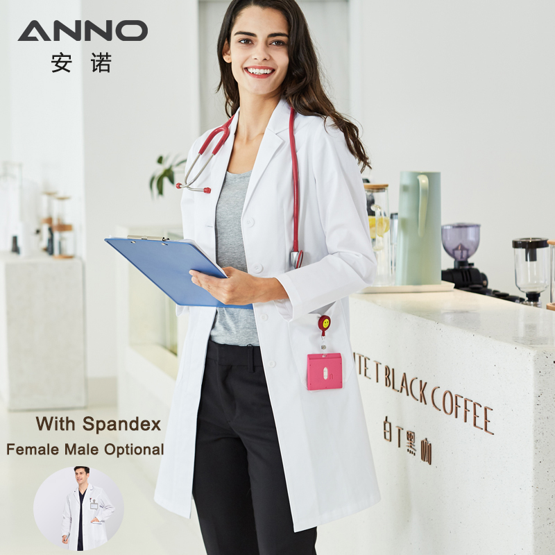ANNO Long Sleeve Lab Uniforms  - Lab Coat Medical 评论和价格