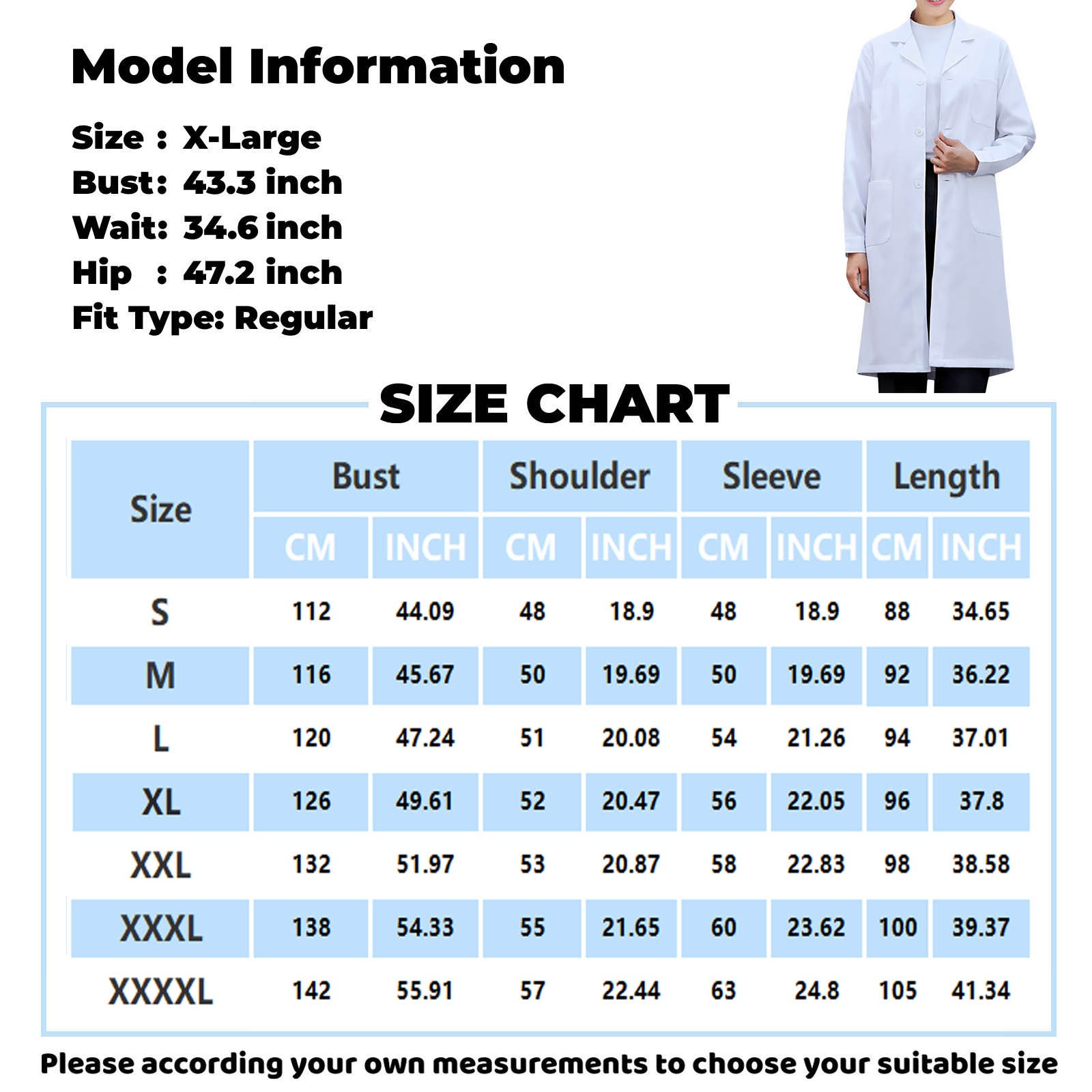White Lab Coat For Women Men S - Lab Coat Medical 评论和价格