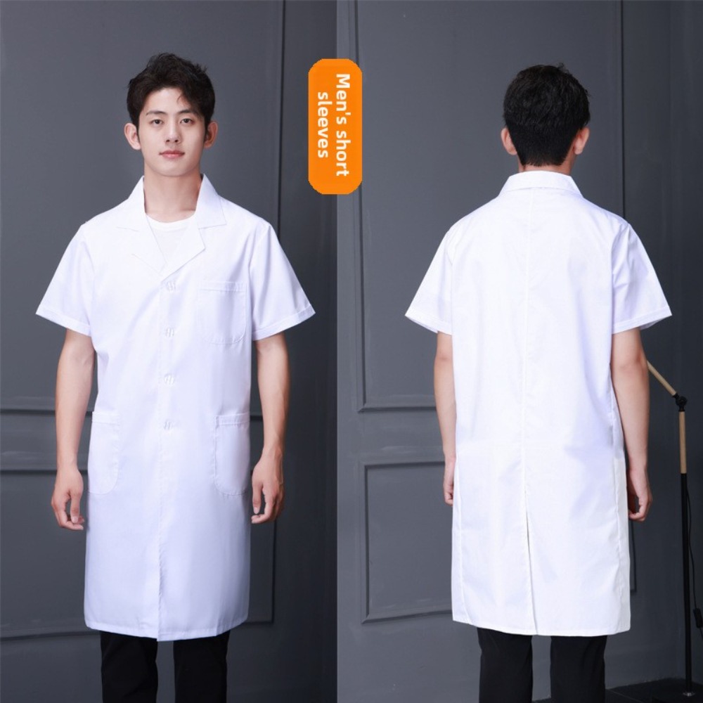 Short Sleeve Doctor Lab Coat f - Medical Lab Worker 评论和价格