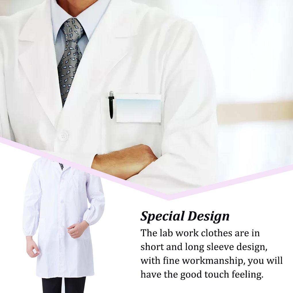 Laboratory Coat Pocket Long Sl - Lab Coat Medical 评论和价格