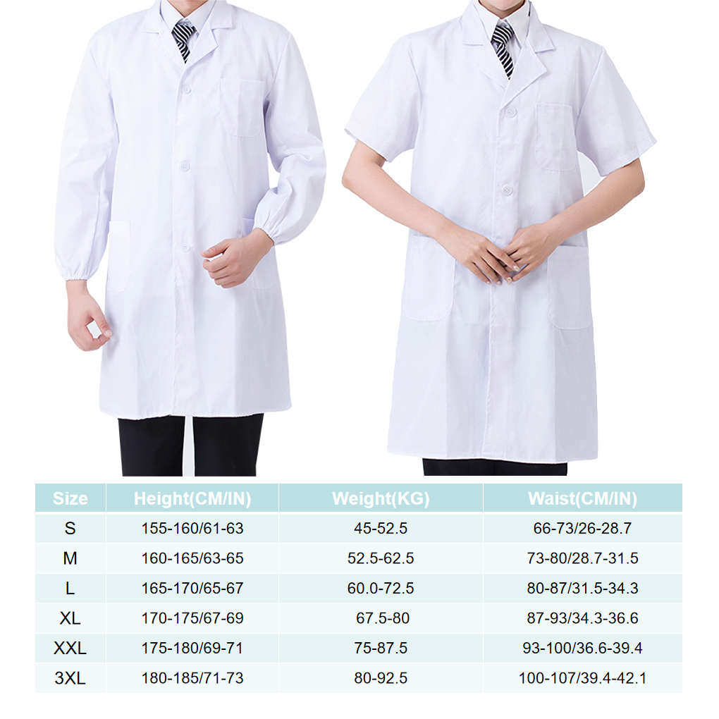 Laboratory Coat Pocket Long Sl - Lab Coat Medical 评论和价格
