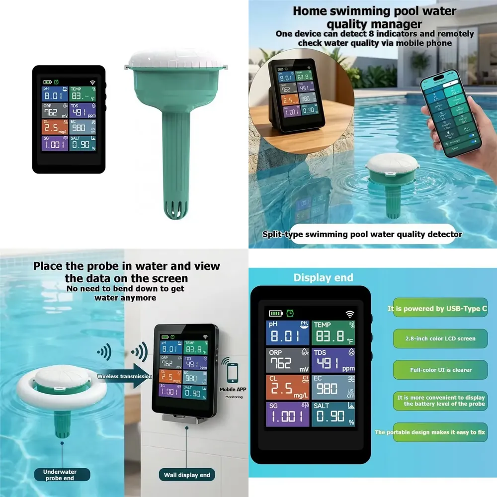 WAP01 AT43-Sauna & Pool Thermo - Ph Meter 评论和价格